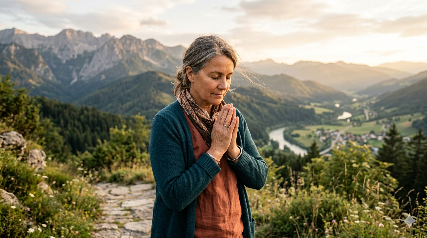 woman praying